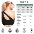 thumbnail image 2 of Ropa interior deportiva push-up para mujer, sujetador deportivo sexy de sujeción media a alta, top de fitness con copas desmontables, color negro, 2 of 5