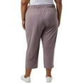 thumbnail image 2 of 32 Degrees Women's Nylon Lux Capri Purple XS, 2 of 6