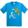 thumbnail image 3 of Inktastic Sea Turtles Swimming Together Youth T-Shirt, 3 of 5