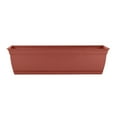 thumbnail image 1 of The HC Companies 24 Inch Eclipse Window Box with Removable Saucer, Terra Cotta, 1 of 5
