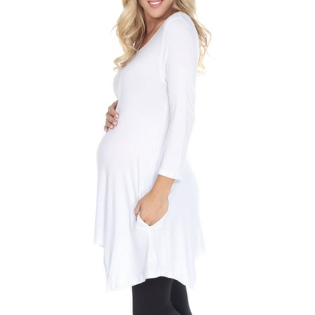 

White Mark Women s Maternity Kayla Tunic Top