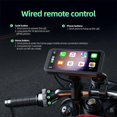 thumbnail image 4 of Motorcycle Carplay Screen, Wireless CarPlay & Android Auto with Design Mount 6.25 Inch Touchscreen Navigation Bluetooth, 4 of 7
