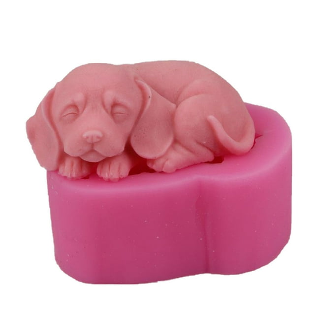 Youkk 3D Dog Chocolate Bread Pastry Ice Cream Bakeware Cake Decorating Tool Baking Pan Non-Stick Mould Home