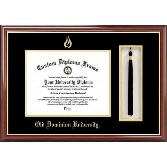 Campus Image VA998PMHGT Old Dominion Tassel Box and Diploma Frame