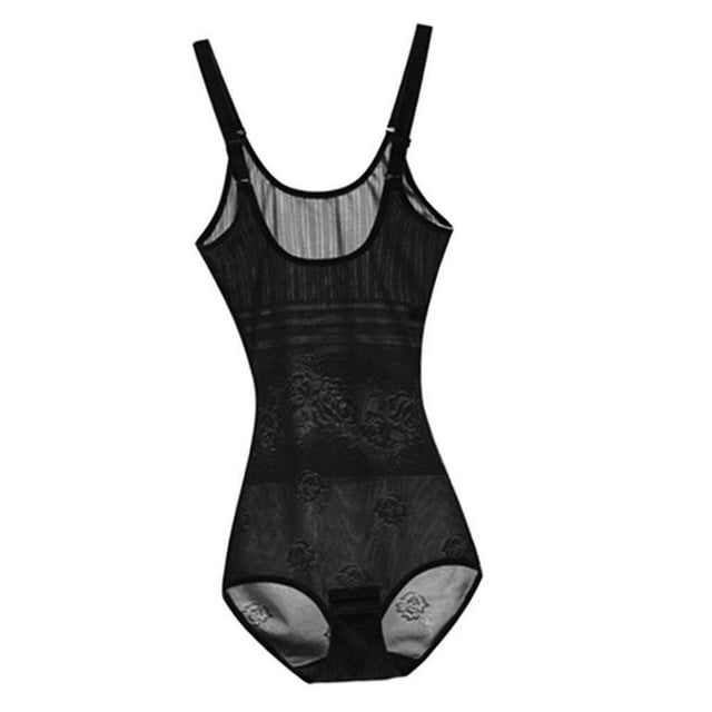 Women Bodysuit Shapewear Black XXL