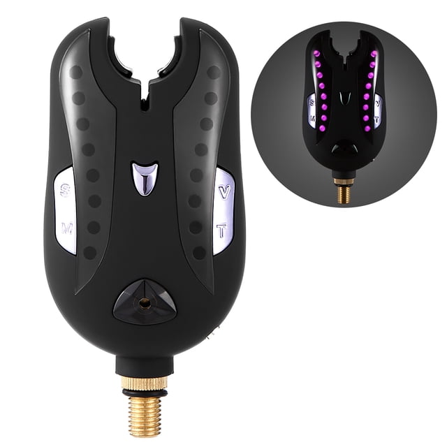 Lixada Fishing Alarm Fishing Bite Alarm Sound Alert Kit Fishing Led Alarm Indicator
