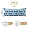 thumbnail image 3 of Balery Airplanes and Aviation Signs Funda Protectora para Almohada Corporal de Algodón Hipoalergénico con Cierre(55 x 21 pulgadas), Almohadas No Incluidas, 3 of 7
