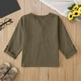 thumbnail image 5 of Teen Shirts For Girls Solid Toddler Girl Short Sleeve Shirt Crewneck Toddler Summer Outfits Kids Clothes Girls 11-12 Years Cute&nbsp;Girl&nbsp;Clothing, 5 of 7