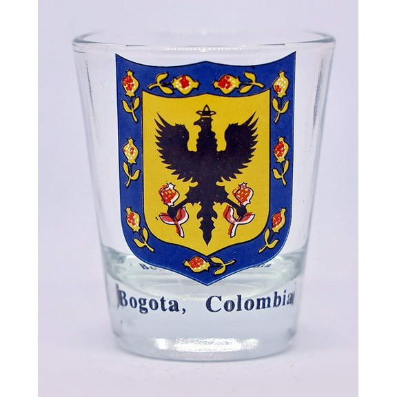 Bogota Colombia Coat Of Arms Shot Glass