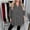 Dark Gray Blouses & Tops, variant on BSDJILFG Long Sleeve Shirts for Women Chiffon Blouse Dressy Casual Button Down Ruffle V-Neck Pullover Blouse