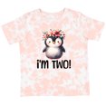 thumbnail image 3 of Inktastic 2nd Birthday Party Penguin 2 Year Old Girl Girls Toddler T-Shirt, 3 of 5