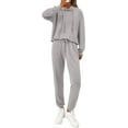 thumbnail image 3 of PRETTYGARDEN Women's Two Piece Outfits Sweatsuits Lounge Sets Hoodies Sweatshirt Joggers Sweatpants Fall Fashion Clothes, 3 of 8