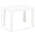 thumbnail image 5 of vidaXL Garden Benches 2 pcs White Plastic, 5 of 5