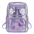 thumbnail image 1 of Mochila para Ordenador Portátil Bolso Escolar PVC Transparente Viajes Al Aire Libre, 1 of 9