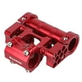 thumbnail image 3 of Vástago de manillar de bicicleta, 2 uds., ligero, doble vástago, extensión para bicicleta de carretera Rojo Argenta Zulema Elevador de potencia de bicicleta plegable, 3 of 8