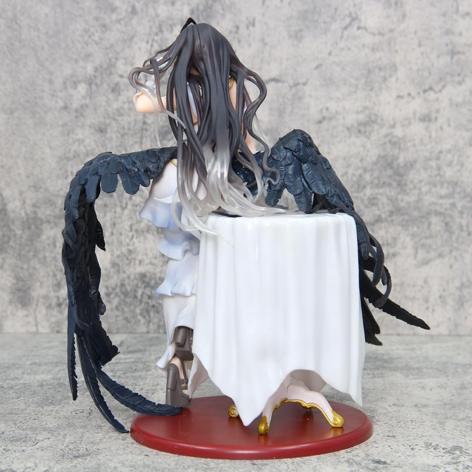 Albedo Figure Standing Dining Table Albedo Anime Figures 28cm/11inch PVC Character Action Model Figure Statue Decoration Ornament Gifts