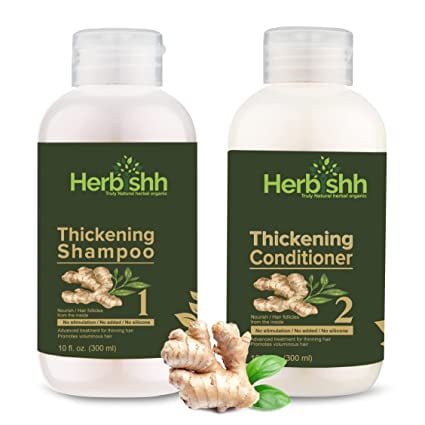 Herbishh Shampooing Épaississant et après-Shampooing pour Cheveux