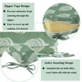 thumbnail image 5 of MAGPIE Indoor Outdoor 20" x 18"x 4" Cushion Cover Replacement 2 Pack, NO Insert!Seat Cushion for Patio Garden Chair Sofa Bench Wicker(Fair Green), 5 of 6