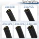 thumbnail image 5 of Manguera de tubo de vacío de silicona Unique Bargains 5 uds 3.3 pies 5/32 3/16 1/4 5/16 3/8 ID 130PSI color negro, 5 of 6