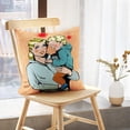 thumbnail image 5 of LALILO Throw Pillow Covers Young Woman And Mother Her Child Mothers Day Cushion Cover 18" x 18", 2 Pack, 5 of 6