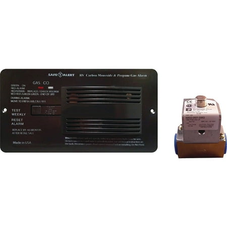 12v Ac Propane MTI Industries 12V 70 Series Safe-T-Alert Dual Propane/LP & Carbon Monoxide Alarm with Valve Control Kit ()