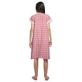 thumbnail image 3 of Moomaya Cotton Poplin Button Down Nightdress For Women Printed Nursing Nightwear, 3 of 5