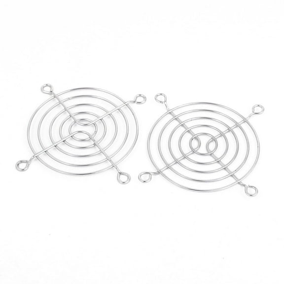 Uxcell Computer PC Cooling Fan Grill Metal Wire Finger Guards 2.76" x 2.76" 2Pcs