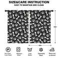 thumbnail image 2 of Blackout Kids Curtains,Paw Prints and Bones Childrens Insulated Curtains Set Of 2,Bedroom Essentials,Toddler Room Decor 42x63in(106x160cm), 2 of 4