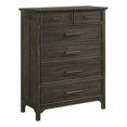 thumbnail image 2 of Intercon Furniture Hawthorne Bedroom 5-Drawer Wood Chest in Brushed Charcoal, 2 of 4
