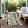 thumbnail image 6 of Addison Rugs Chantille Indoor/Outdoor Transitional Aztec Black Washable Runner Rug, 2'3" x 7'6", 6 of 6