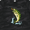 thumbnail image 4 of Inktastic Leaping Bass Fish Boys or Girls Toddler T-Shirt, 4 of 5
