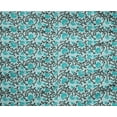 thumbnail image 4 of oneOone Polyester Lycra Fabric Leaves & Floral Block Printed Craft Fabric BTY 56 Inch Wide, 4 of 4