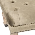 thumbnail image 5 of SAFAVIEH Barney Rustic Classic Tufted Bench w/ Brass Nail Heads, Antique Sage, 5 of 6