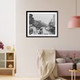 thumbnail image 3 of Historic Framed Print, [Louisiana - New Orleans - crowded street scene looking down Canal St.], 17-7/8" x 21-7/8", 3 of 9