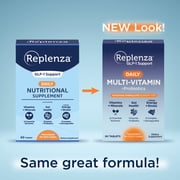 Replenza GLP-1 Support, Multivitamin Probiotic, 22 Essential Nutrients, Promotes Gut Health and Cellular Energy, 60 Tablets