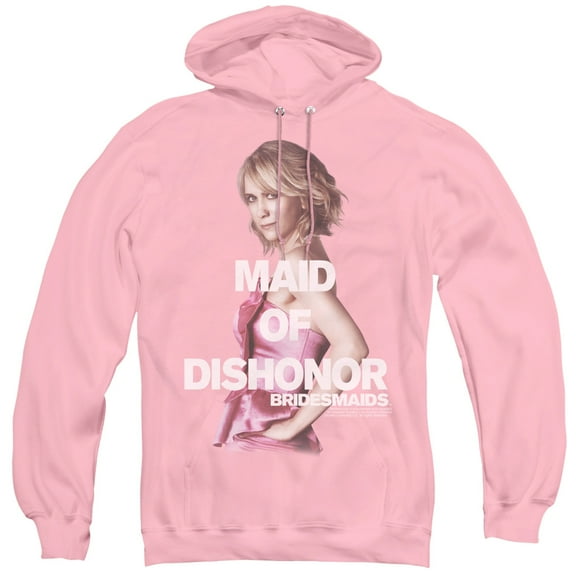 Bridesmaids Maid Of Dishonor Adult Pullover Hoodie Sweatshirt Pink Pink