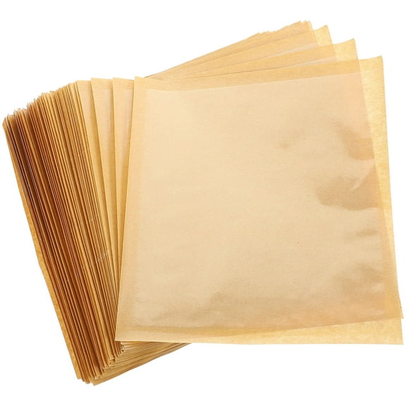 Raindrops 100 Pcs Bread Kraft Paper Packaging Bag Croissants Bags 19.00X18.00X0.20CM