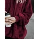thumbnail image 3 of Sudaderas con capucha difusas para mujer, suéter con bolsillos extragrandes y acogedores, sudadera con capucha, sudaderas con capucha de lana atlética Ormromra LRWJ211-14, 3 of 6