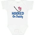 thumbnail image 3 of Inktastic Fishing Hooked on Daddy Boys or Girls Baby Bodysuit, 3 of 5