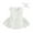 White, variant on Baby Girl Romper Baby Girl Summer Clothes Infant Stripe Romper Dress Newborn Sleeveless Tutu Dresses Toddler Cute Outfit,3-6 Months White
