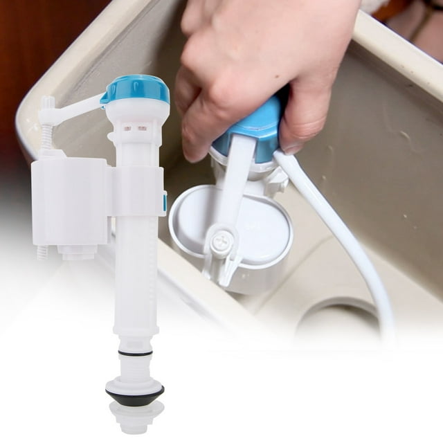 Qiilu Toilet Inlet Valve Fast Push Button Fill Tower Valve Dual Flush Cistern Syphon Saving Water Bathroom /2