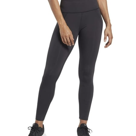Reebok Womens Lux High Rise Casual Leggings, Black, X-Small