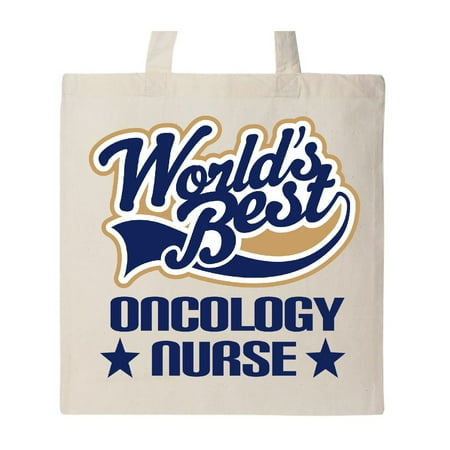 World's Best Oncology Nurse Tote Bag Natural One