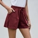 thumbnail image 3 of Pantalones cortos qucoqpe con cordón para mujer, de verano, con cintura elástica, informales, ligeros, de algodón y con bolsillos., 3 of 5