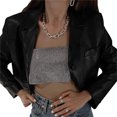 thumbnail image 3 of Gupgi Women Silver Vest Bling Rhinestones Crop Top Spaghetti Strap Backless Sequins Tank Top, 3 of 9