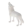 thumbnail image 1 of serony Figurine Réaliste en Plastique Modèle de Simulation Jouets Modèle Animal Loup Blanc, 1 of 8