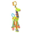 thumbnail image 2 of Plumora Plush Giraffe Hanging Toy with Rattle - Car Seat, Stroller, and Crib Toy, Soft Stuffed Animal, Teether Included, Promotes Visual Tracking, Safe Non-Toxic., 2 of 8