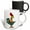 Multicolor, variant on 3drose, Funny Cute Colorful Funky Rooster Cartoon, 11oz Two-tone Yellow Mug