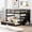 Espresso, variant on Harper & Bright Designs Full over Full Bunk Beds with Trundle and Stairs, Wooden Stairway Bunk Bed with Storage & Guard Rail for Dorm, Espresso