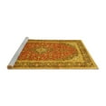 thumbnail image 2 of Ahgly Company Machine Washable Indoor Rectangle Persian Yellow Traditional Area Rugs, 8' x 10', 2 of 4